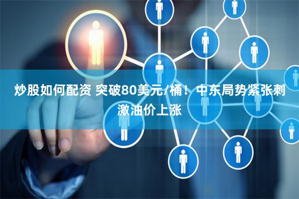 炒股如何配资 突破80美元/桶！中东局势紧张刺激油价上涨