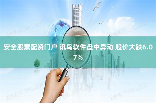 安全股票配资门户 讯鸟软件盘中异动 股价大跌6.07%