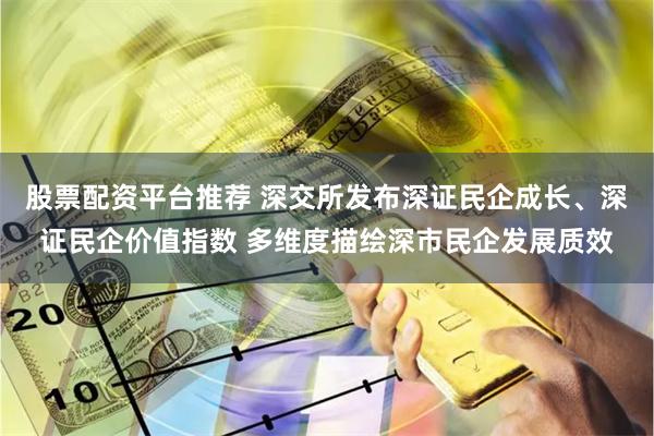 股票配资平台推荐 深交所发布深证民企成长、深证民企价值指数 多维度描绘深市民企发展质效